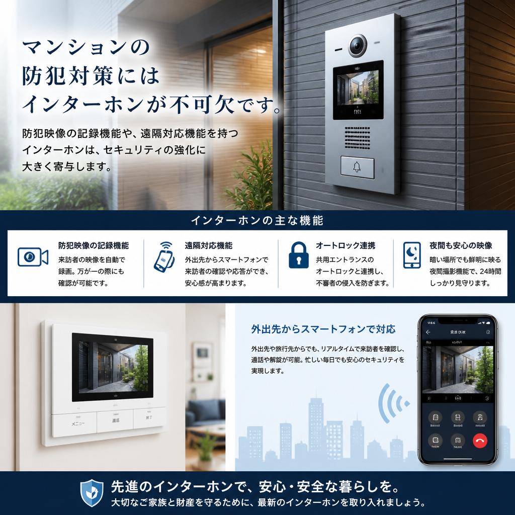 防犯対策としてのインターホンの重要性