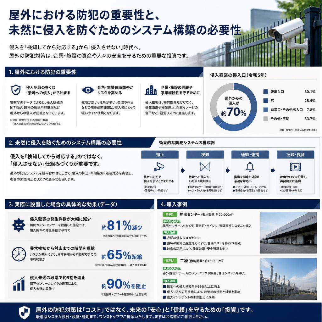 屋外防犯システムの重要性